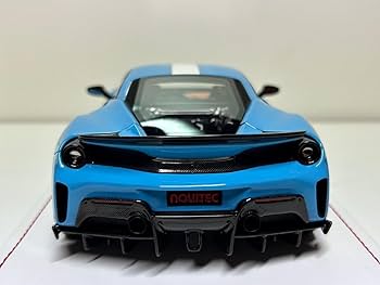 Amazon | 希少品 IVY 1/18 Novitec Ferrari 488 Pista Baby Blue